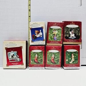 Hallmark Keepsake Ornament Springtime and Rapunzel Barbie in Boxes